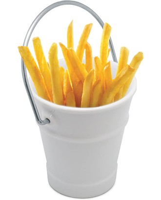 Recipient din portelan pentru snacks, in forma de galetusa - NERTHUS